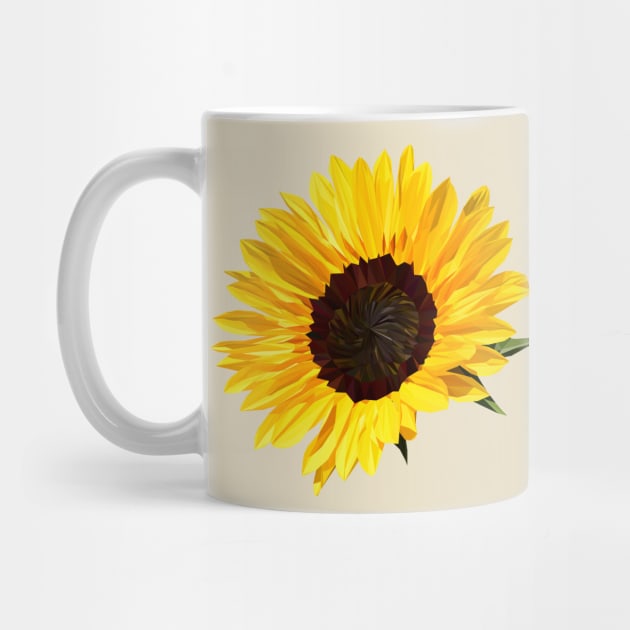 Sunflower Geometric by ErinFCampbell